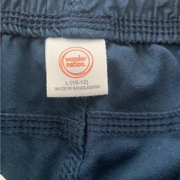 Wonder nation boys shorts size Large 10-12 navy - Picture 2 of 3